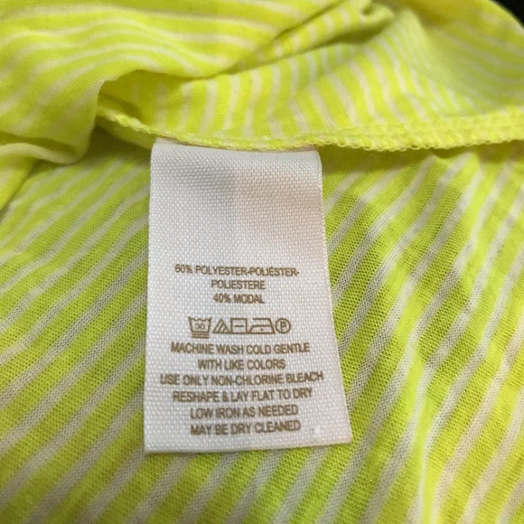 Free People Yellow striped tank top - Size Medium - Picture 7 of 7